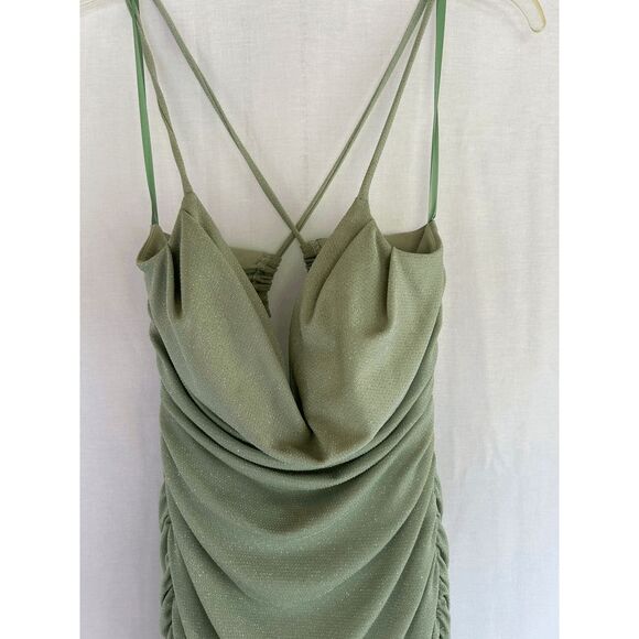 Windsor Prom/Formal/Bridesmaid Dress, Sage Green Size 3/4? Long, Open Back - Picture 11 of 11